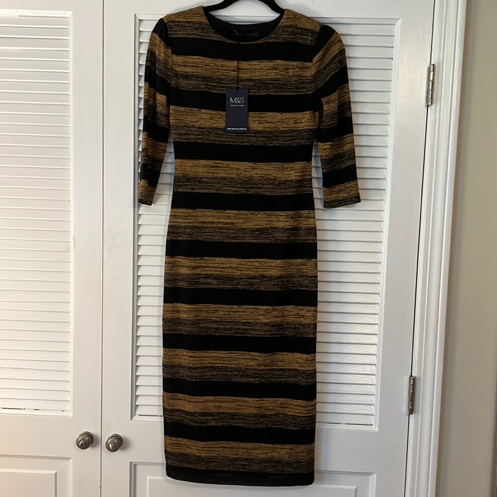 Marks and Spencer’s knit midi dress